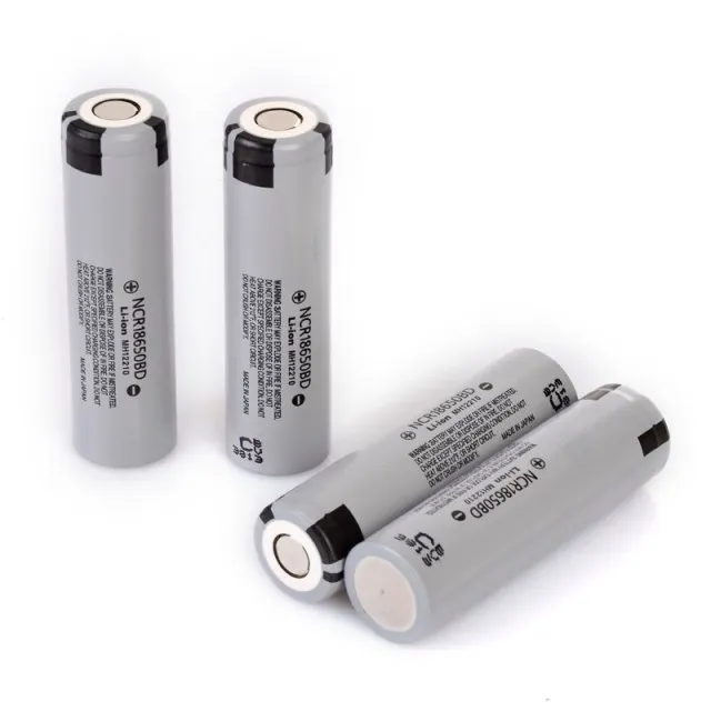 

4pcs/lot New Original Panasonic 18650 NCR18650BD 3.7V 3200mAh 10A discharge Li-Ion Battery For electronic cigarette