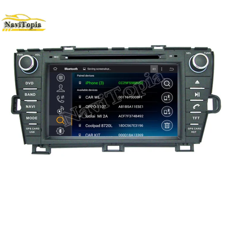 Cheap NAVITOPIA 4G RAM 64G ROM PX6 Six Core Android 9.0 Car DVD Player GPS Navigation for Toyota Prius right driving 2009 2010- 4