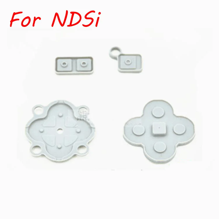 1X8 модель для NDS NDSL NDSI LL XL 3DS NEW 3DS SNES NES WII проводящий резиновый кнопочный коврик комплект запасная часть для DS Lite DSL - Цвет: for NDSi