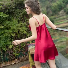 Летний Атласный пижамный комплект для женщин, мягкий шелк, 1 комплект, кружевные топы с бретельками, сексуальная пижама для женщин, спагетти ремень, 1 шт., ночное белье