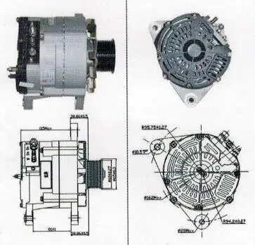 

NEW 28V 55A ALTERNATOR JFZ2902LS S00011521 FOR SC27G