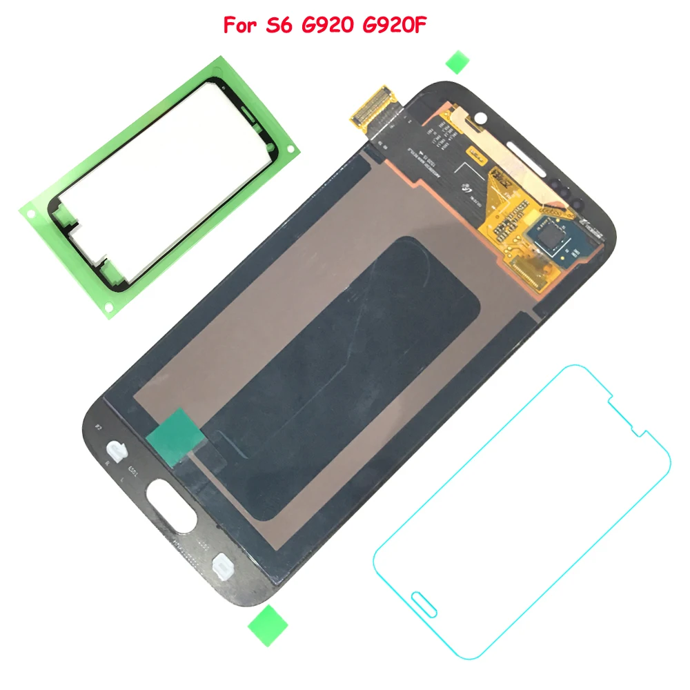 

FIX2SAILING 100% Tested Working Super AMOLED LCD Display Touch Screen Assembly For Samsung Galaxy S6 G920 G920F White/Blue/Gold