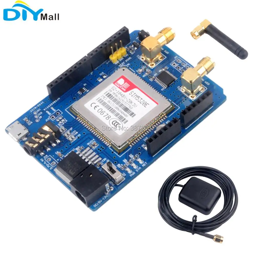 SIM5320E макетная плата 3G модуль GSM GPRS GPS Плата расширения аудио разъем