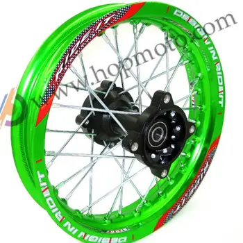 

Green Rims 1.85x12"inch for dirt bike pit bike KTM CRF Kayo BSE Apollo Rear Wheels spare parts