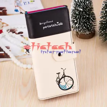 

by dhl or ems 50pcs New Fashion Women Wallet Memories Nostalgic Trend Wallet Designer for Ladies Female Purse Carteira Feminina