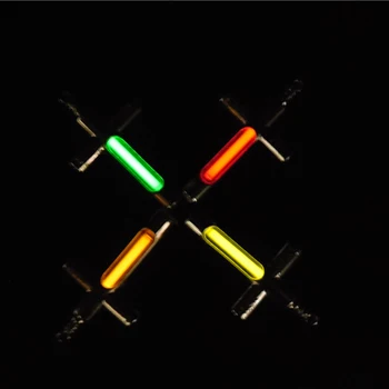 

Natural Light Keyring Tritium Gas Lamp Cross Shape Titanium Alloy Fluorescent tubes Keychain Lifesaving Emergency Lights