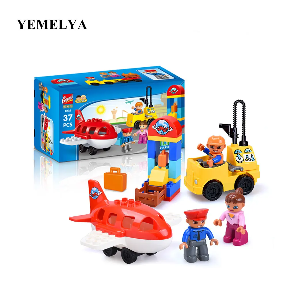 Pаспродажа Большая городская серия полицейский станция пожарная станция Строительная команда модель большой размер строительный блок игрушка совмес...