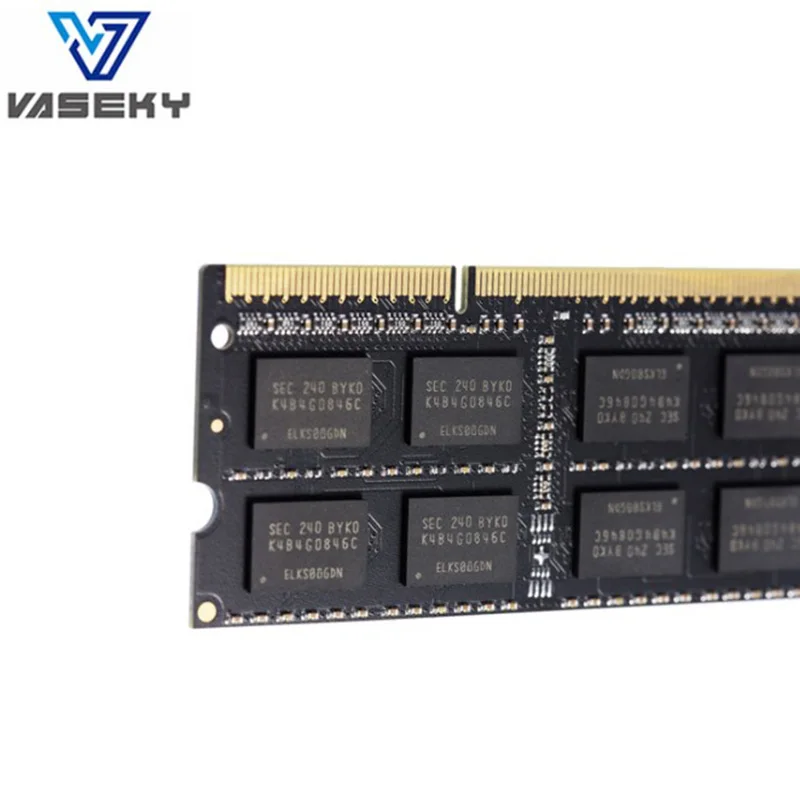 Оперативная память Vaseky DDR3 4 Гб 1600 МГц память для ноутбука 204pin 1,5 в 2 ГБ/4 ГБ/8 ГБ Новая память для ноутбука DIMM полная совместимость