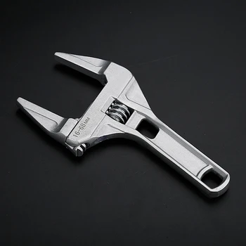 

16-68mm Mini Universal Snap Grip Wrench Aluminum Alloy Short Shank Large Opening Adjustable Wrench Spanner Bathroom Repair Tools