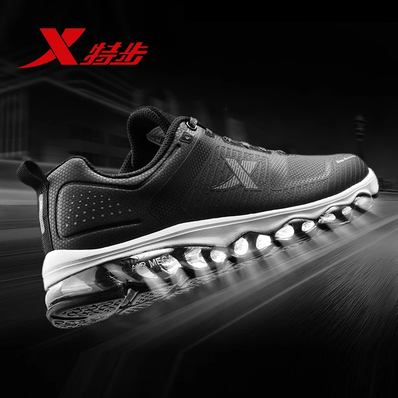 983419119097 Air mega Xtep men's running shoes waterproof PU metarial sport sneakers air running shoe