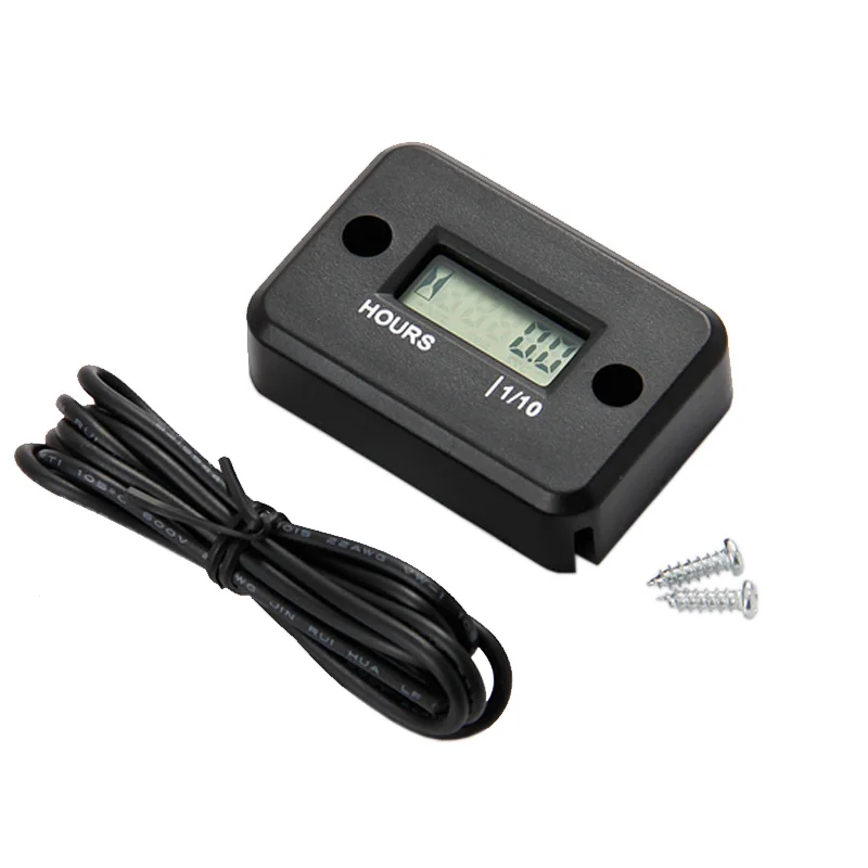 Waterproof Digital LCD Counter Hour Meter for Dirt Quad Bike ATV Motorcycle Snowmobile jet ski boat