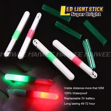 

NEW 2 Color LED fishing Light stick 1PC Visble distance-more that 50M 100% Waterproof