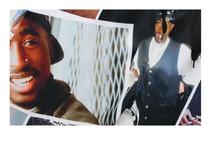 Штаны мужские с 3D принтом Джоггеры в стиле хип хоп брюки джоггеры Tupac длинные
