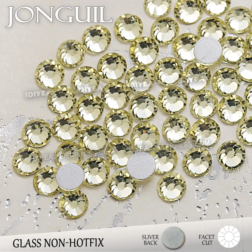 

Jonguil SS3-SS30 for Nails Art Rhinestones Glitter Flat Back Crystal Fashion Decoration DIY Non HotFix Glass stone Decor strass