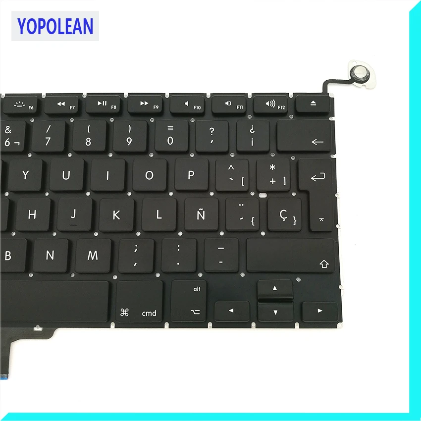 A1278 Клавиатура испанская клавиатура для Macbook Pro 13 &quotЗамена 2009 2010 2011 2012|Клавиатуры