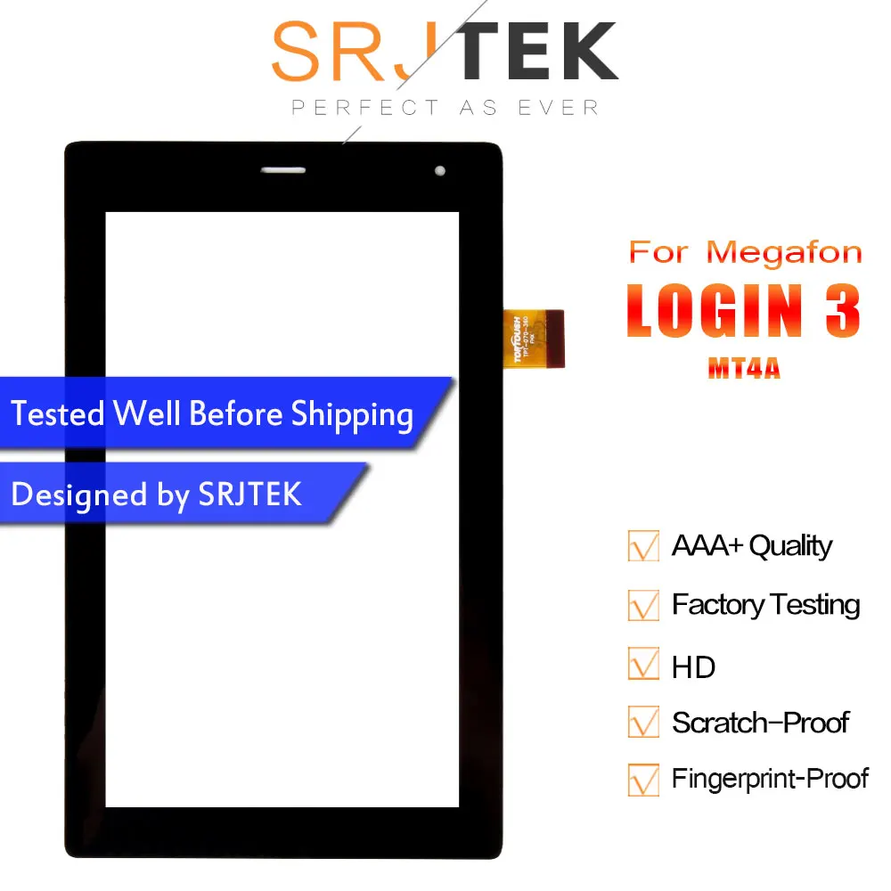 Дигитайзер Srjtek с сенсорной панелью для megafon вход 3 MT4A Login3 MFLogin3T tablet TPC1463 VER5.0 FL 070