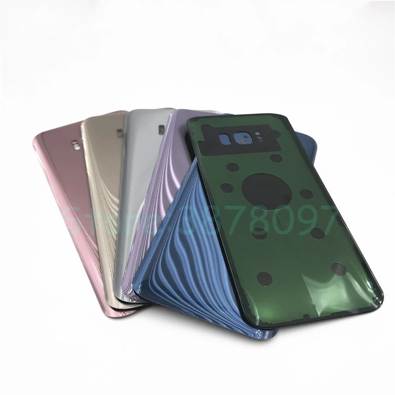 Задняя крышка батарейного отсека RTBESTOYZ стеклянная корпуса Крышка для Samsung Galaxy S8