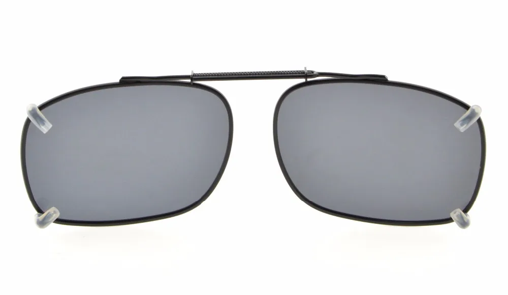 C86 Eyekepper металла Рамки обода поляризованные линзы клип на Солнцезащитные очки для женщин 52 х 36 мм