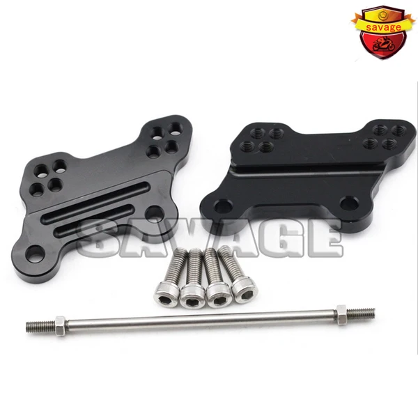 Motorcycle Adjustable Foot Peg Mount Bracket Plates For YAMAHA YZF R3