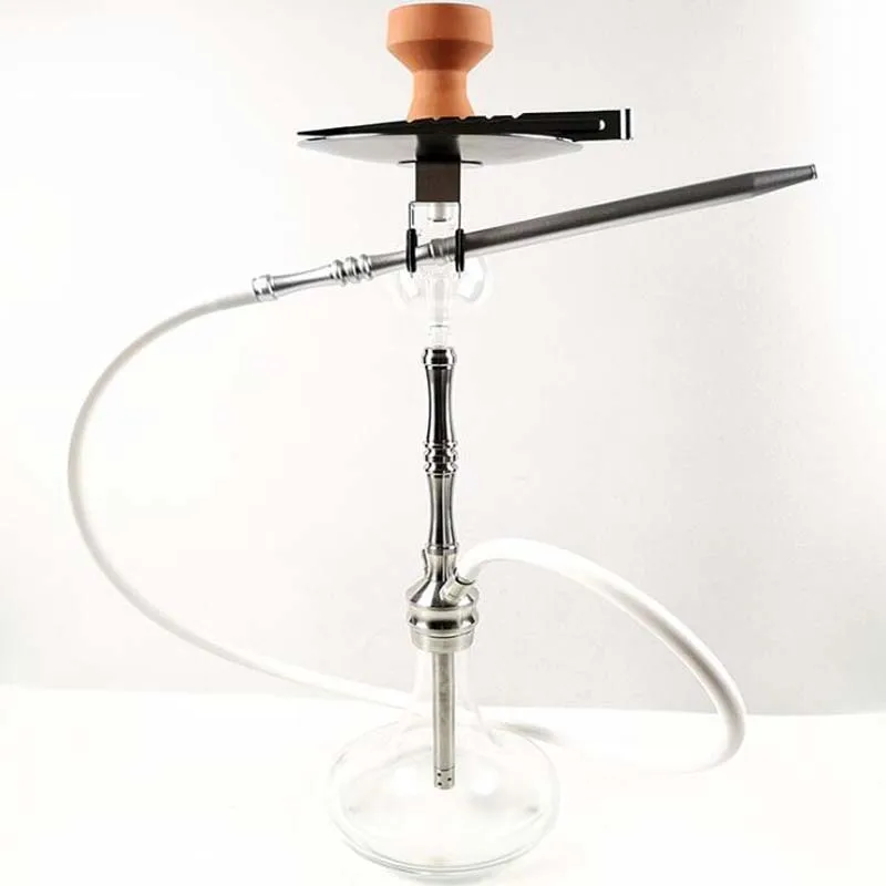 

Narghile Shisha Stainless Shisha Hookah High Quality Big Size Stainless Steel Hookah With Oil Collector German Hookah Shisha
