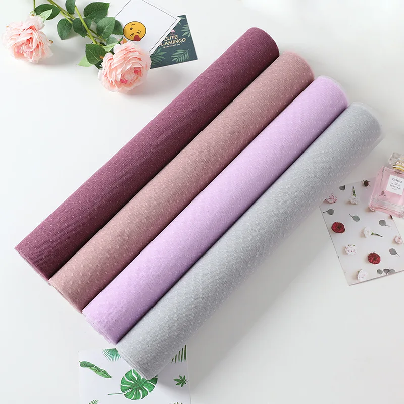 

dot gauze handmade DIY bouquet rose wrapped flower paper flower wrapping gauze wrapping material 50cm*10yards