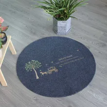 Ковры север полиэфирные печатные коврики коврик для гостиной коврики Нескользящие Круглый Большой ковер для гостиной Декор La Alfombra