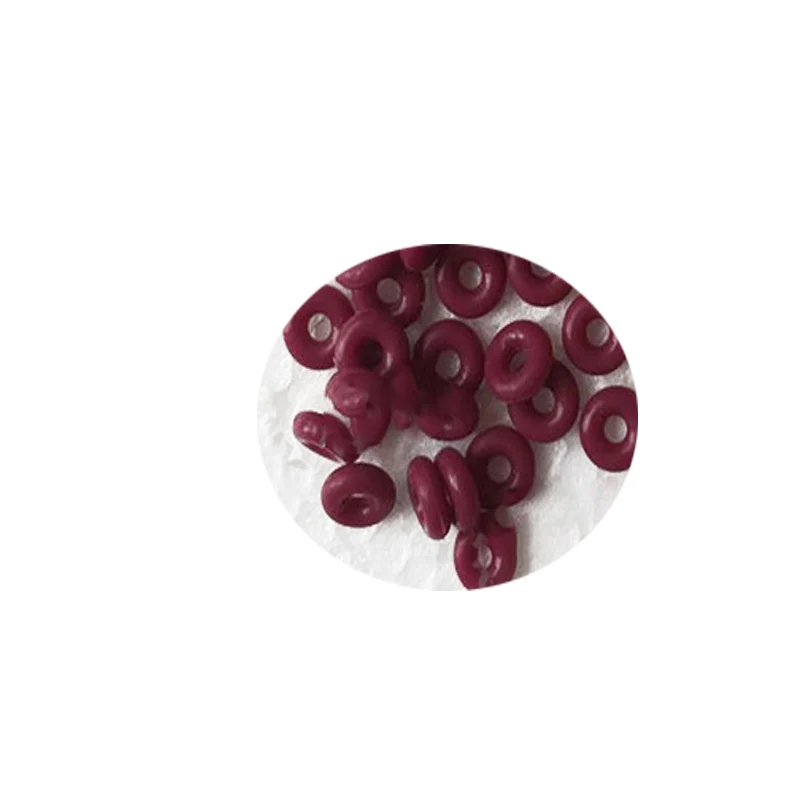 100 6x2/7x3 мм фиксированный браслет из кожаной веревки противоскользящее кольцо позиционирование силиконовый браслет для изготовления бисера разделители для ювелирных изделий Поиск - Цвет: Jujube red