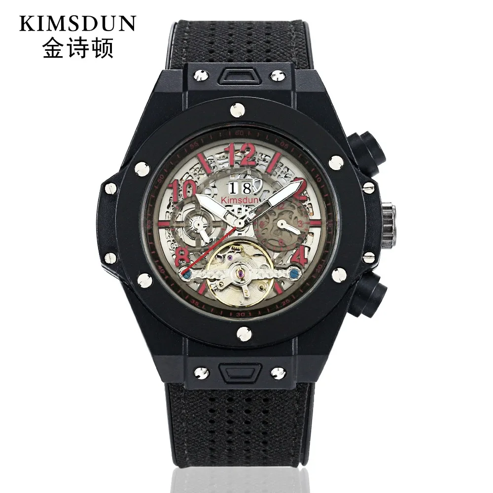 

Men Watches Automatic Mechanical Watch Tourbillon Sport Male Clock Casual Business Full Steel Retro Wristwatch Relojes Hombre