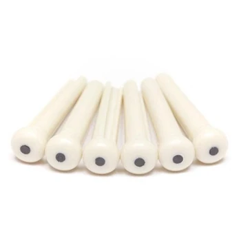 

New 12pcs Ivory Acoustic Guitar ABS Plastic Bridge Pins