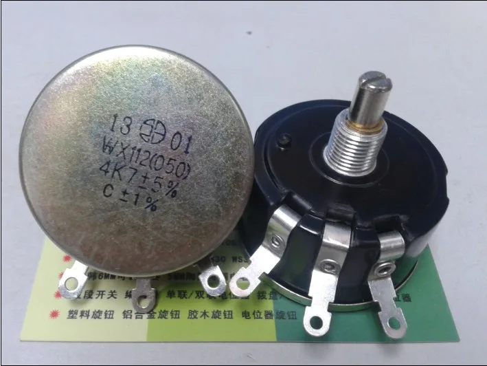 WX112 050 5 Вт переключатель потенциометра с одним поворотом 4 7 K | Строительство и