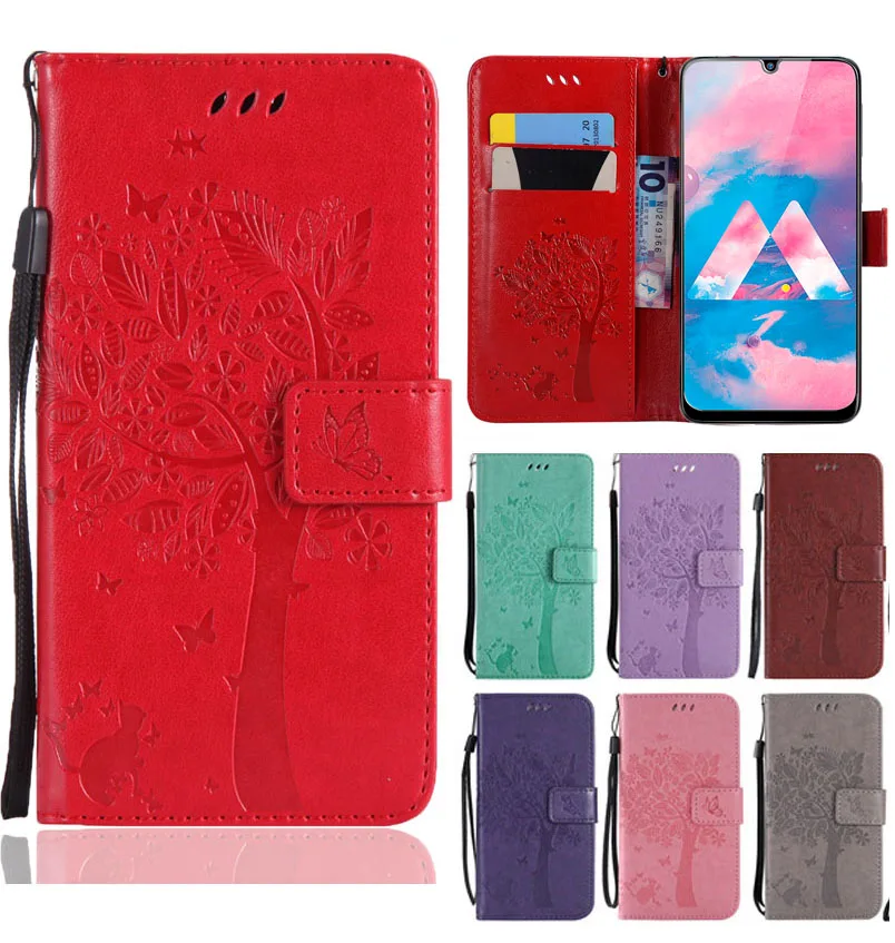 

For Xiomi Redmi 7 Y3 Note 7 7s Pro Case Coque Cute Cat Embossed Flip Wallet Stand Holder PU Luxury Leather Cover