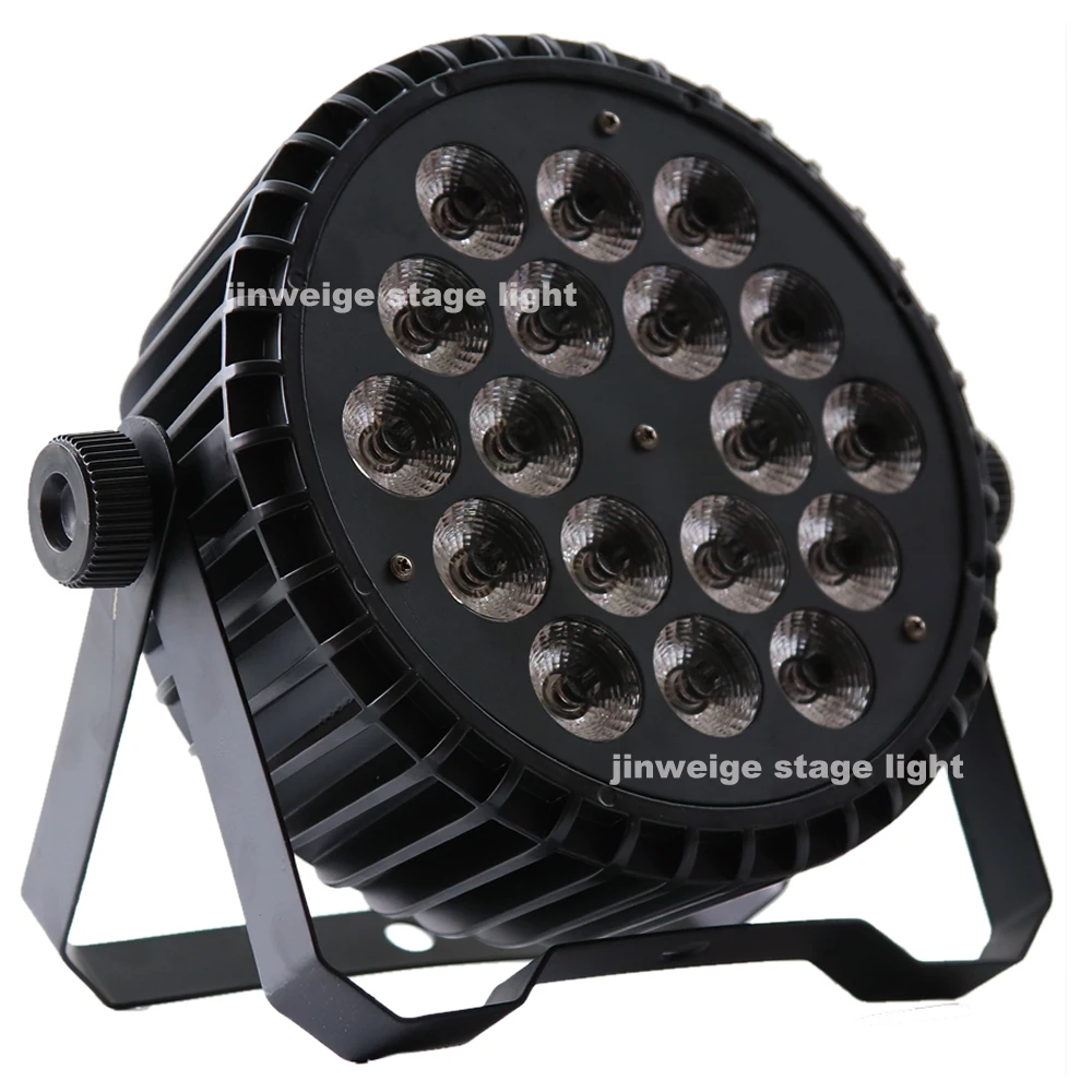 Бесплатная доставка Алюминий Чехол 18x10 Вт 4IN1 RGBW Led Par Светильник s DMX 8CH лампы для