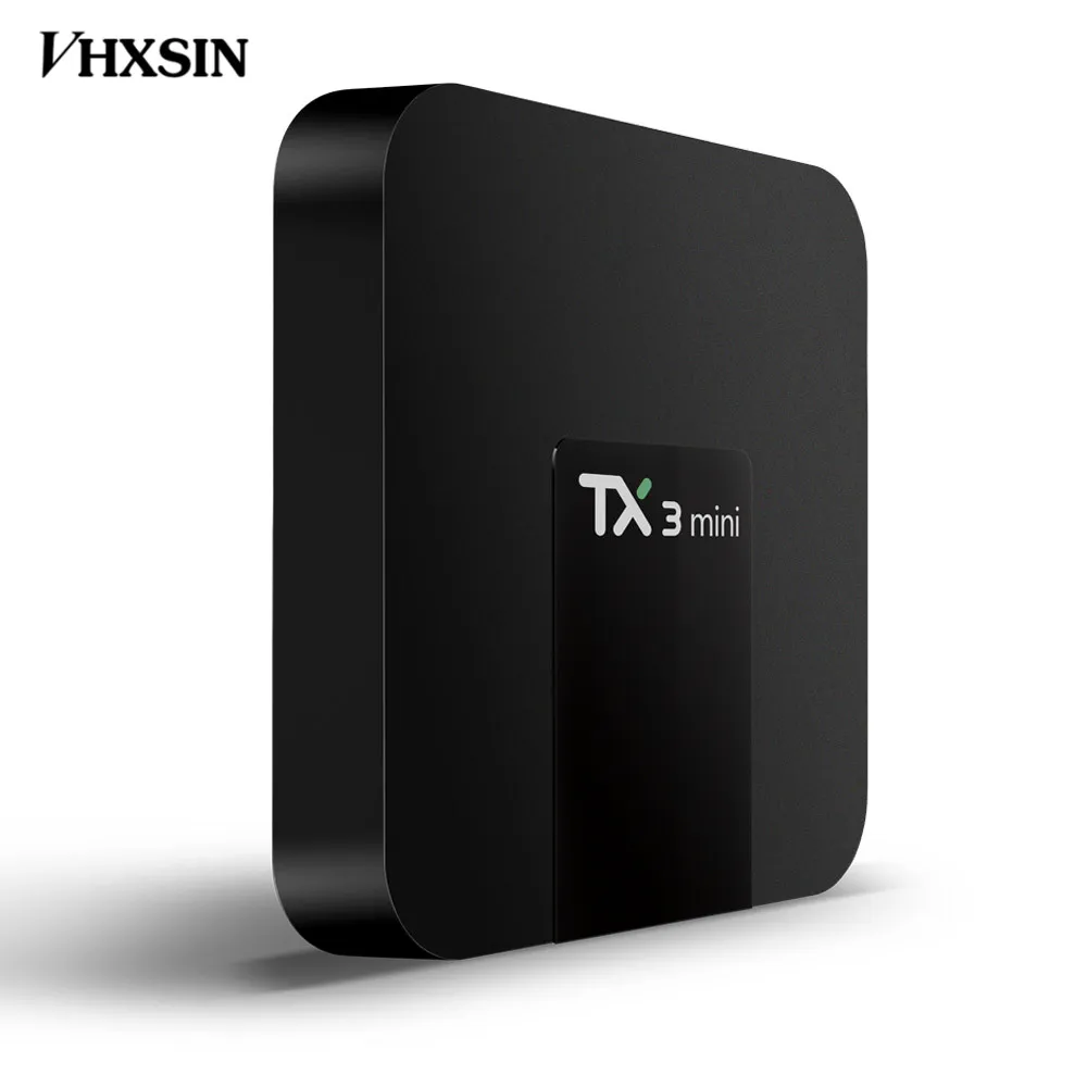 VHXSIN TX3 Mini Smart TV Box Amlogic S905W четырехъядерный Android 7 1 ГБ ОЗУ 8 Гб ПЗУ 4K Ultra HD WiFi 2017 Tv 10