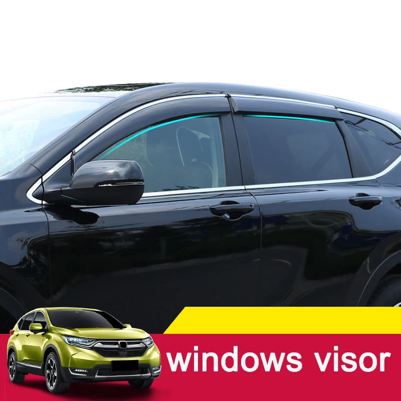 4 шт. защитный козырек от дождя для автомобиля Honda CRV 2017|windows visor|car window visorcar rain |