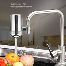 Mineral Stone Tap Water Purifier Kitchen Faucet Water Filter Stainless Steel Advanced Tap Water Filter Remove Harmful Substances