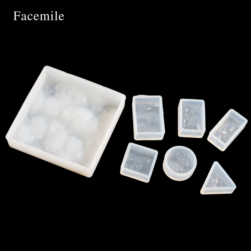 Facemile 7 силиконовых форм для самостоятельного изготовления ювелирных украшений