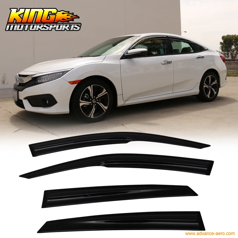 Mugen Window Visors Honda Civic 10th Gen