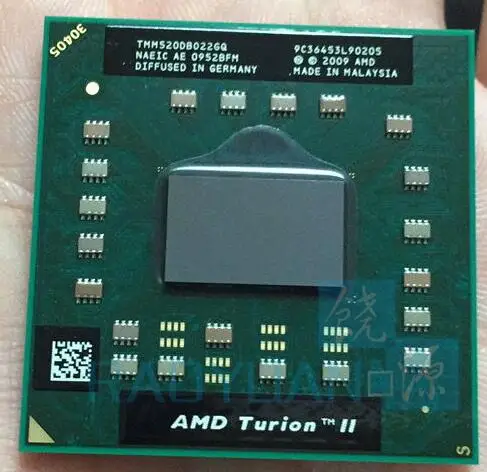 

AMD Turion II Ultra Mobile M520 Processor 2.3GHz 1MB L2 Cache Socket S1 (S1g3) PGA638 M520 TMM520DBO22GQ Laptop CPU