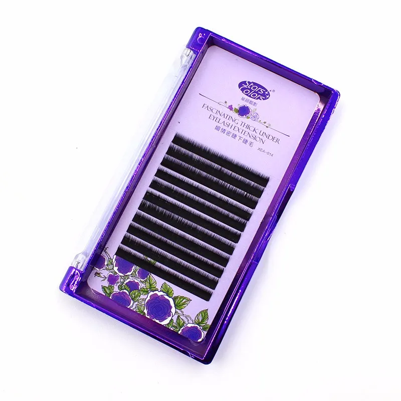Professional 0 07mm 4mm Natural individual Imitate Mink lower eyelashes under low eyelash extension makeup