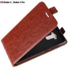 Xiaomi Redmi 4 pro чехол 5,0 дюймов ретро кожаный силиконовый чехол с отделением для карт вертикальный флип чехол для xiaomi Redmi 4 Pro 4pro чехол для телефона
