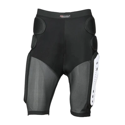 CHCYCLE Pantalon moto cross брюки moto rcycle гоночные Короткие штаны Защитное снаряжение защита от падения сопротивление панцири брюки хип мото брюки - Цвет: black