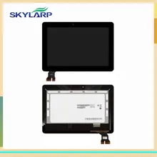 Schwarz lcd display panel für asus transformer pad tf103c tf103cg mit touchscreen mit rahmen (mit logo)