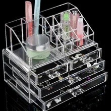 15*19*24 см акрил макияж инструмент хранения Организатор мешок, Чехол косметический Ювелирные изделия коробки контейнера Rangement Maquill