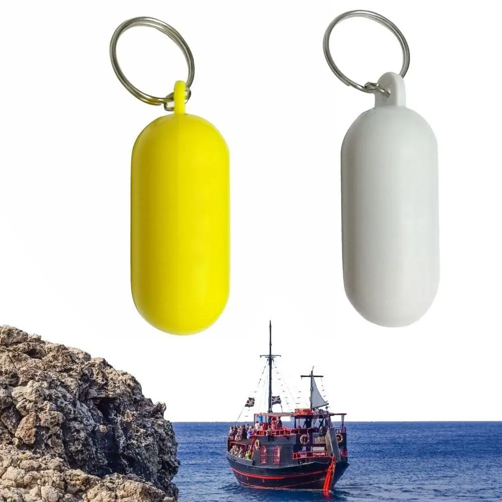 Float keychain Fender Buoyant Key Ring Floating Keyring Marine Sailing Boat Float Canal Keychain Fathers Day Boyfriend Gift