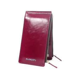 

New Fashion Women Leather Wallets Long Design, Women Clutch Purse with PU, Vintage Women Handbags Phone Card Holder
