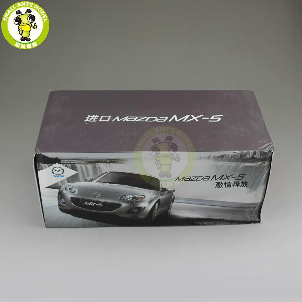 1/18 Mazda MX-5 MX 5 Roadster литая под давлением металлическая модель автомобиля игрушка мальчик девочка подарок коллекция красный