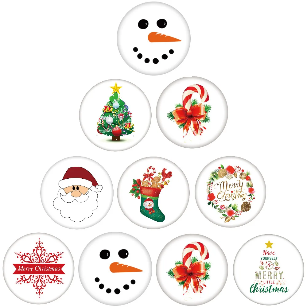 

5pcs Wholesale Christmas tree Fashion Multicolor 18mm snap button Jewelry Metal button snaps fit snap button bracelet Jewelry
