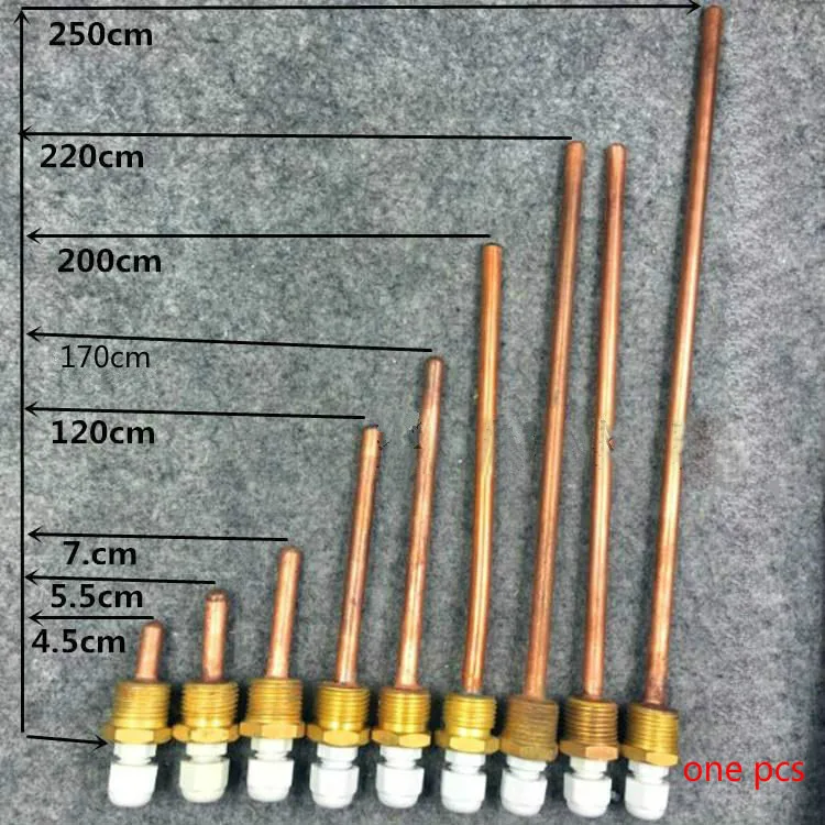 Thermowell G1/2 дюймов Солнечный водонагреватель датчик температуры зонд для солнечного водонагревателя бак медная труба фитинг разъем