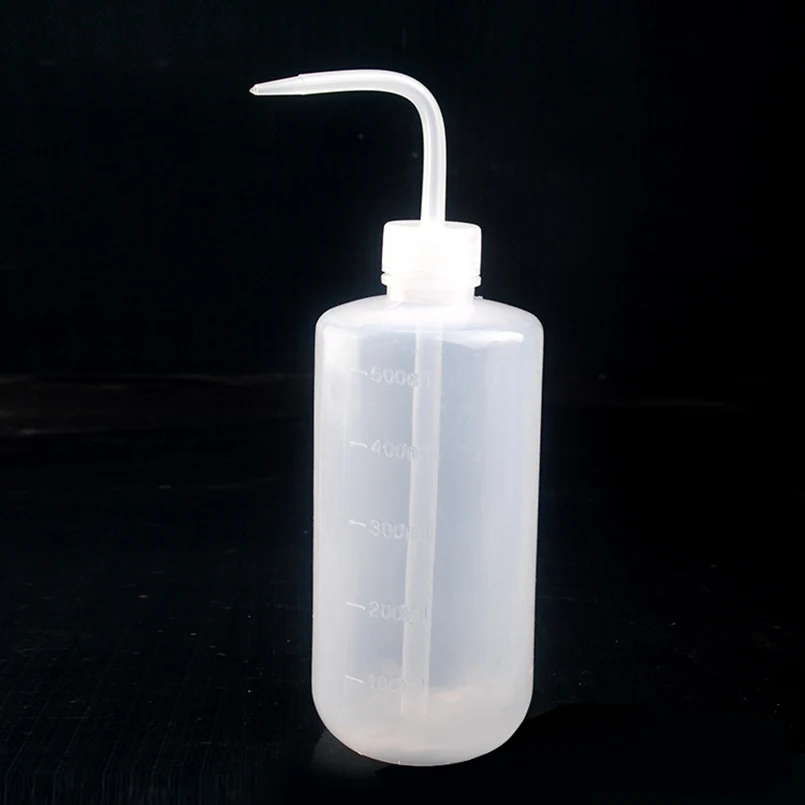 WYQLFSB Wash Bottle 250Ml 8Oz Safety Bottles Watering Tools Economy Plastic Squeeze Narrow Mouth Scale Labels Medical Succulent Cleaning Washing Whit
