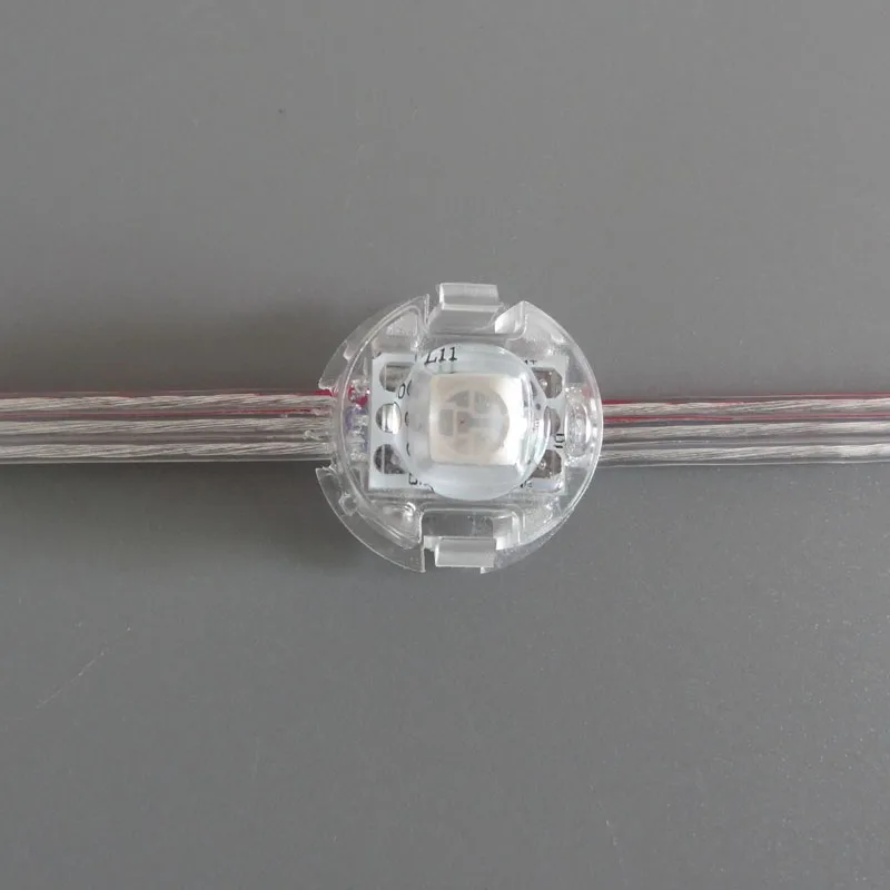 Адресный пиксельный модуль 20 мм диаметром 50 шт. DC5V WS2811 5050 SMD Номинальный IP68